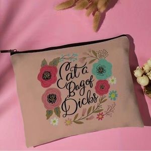 Eat a Bag of Dic… zippered bag 8.6”Lx7”H